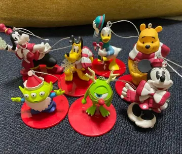 디즈니 제일복권 크리스마스 오너먼트 7체 세트