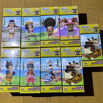 9개 세트 원피스 월드 콜렉터블 피규어 vol.21 8종 세트