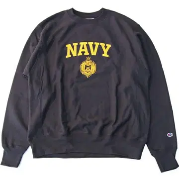 CREW SWEAT NAVY 챔피온 Reverse Weave