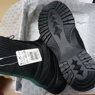 새상품 VEGE 본체 23000엔 부츠 그린&네이비 23.0cm