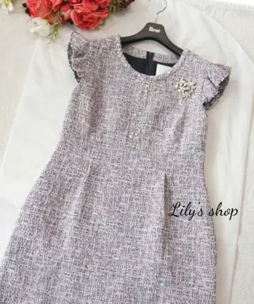 컨디션 최상 르네 트위드 원피스