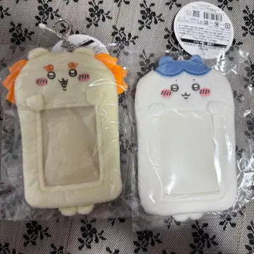 치이카와 (먼작귀) 하치와레 시사 폴라로이드 봉제 인형 카드 홀더