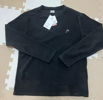 [ HEAD ] 남성용 M 사이즈 블랙 플리스 긴팔 트레이닝복