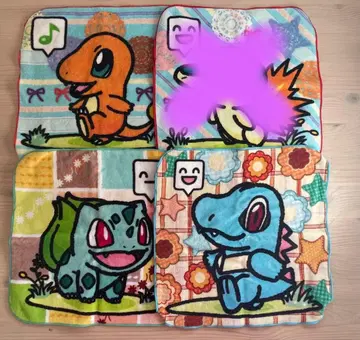 포켓몬 타월 손수건 포켓몬 센터 한정판 3개 세트