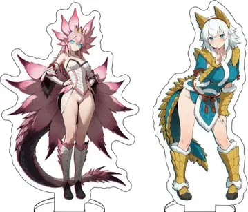 몬스터 헌터 미즈츠네 진오우가 아크릴 스탠드 2개 세트