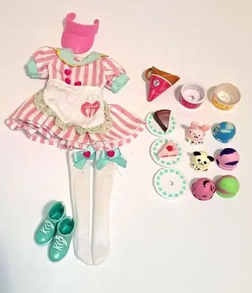 리카짱 해피 점원 세트 아이스크림 샵 잡화