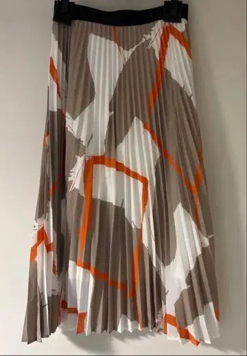 야마다야 스콧 클럽 페넬 플리츠 스커트 롱 스커트