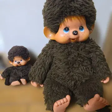 [레어 쇼와 레트로] 몽치치 봉제 인형 세트