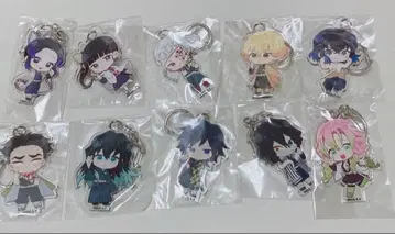 귀멸의 칼날 하트 업 아크릴 키링