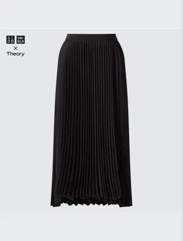 유니클로 x 띠어리 플리츠 랩스커트