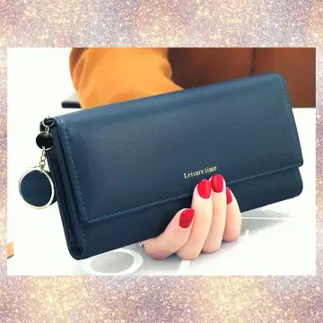 장지갑 네이비 미사용 새상품 여성용 여성용 장지갑 여성용 지갑