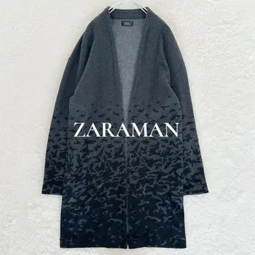 ZARA MAN 자라맨 롱 가디건 가운 겉옷 남성용 그레이 M