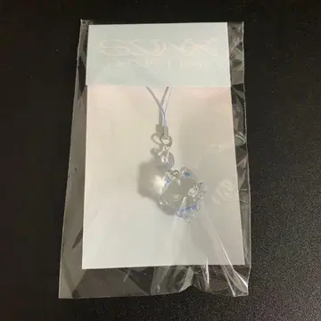 aespa 지젤 폰 스트랩 키링 실버 버전