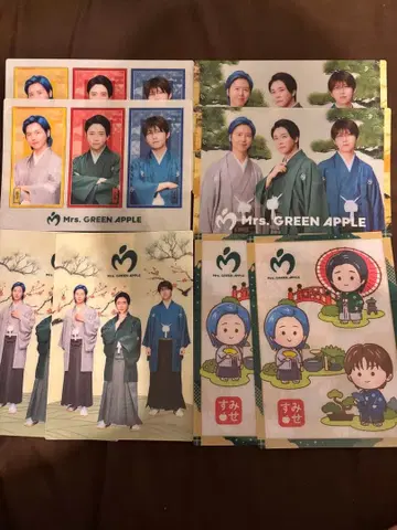 로손 Mrs. GREEN APPLE 설날 비주얼 시트 세트 x 2