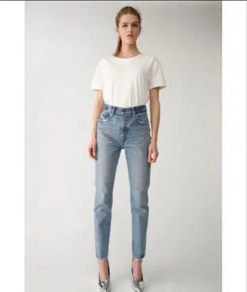 moussy MVS SKINNY 라이트 블루 24인치
