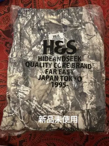 HIDE AND SEEK 카모플라쥬 카고 팬츠 M 2025aw