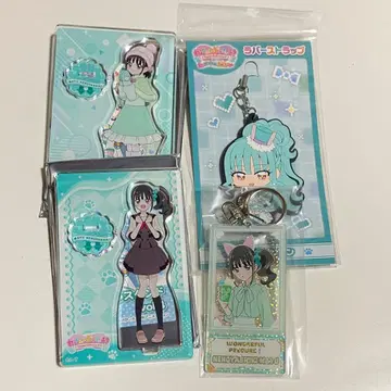 큐어 리리안 아크릴 스탠드 아크릴 키링 러버 키링