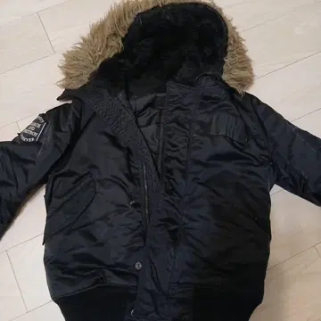 MYSTERIC GLAMOUR 리버서블 밀리터리 자켓 블랙