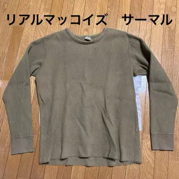 리얼 맥코이 써멀 긴팔 셔츠 X-LARGE (46-48) 남성용