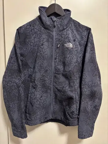 The North Face 꽃무늬 집업 플리스 자켓