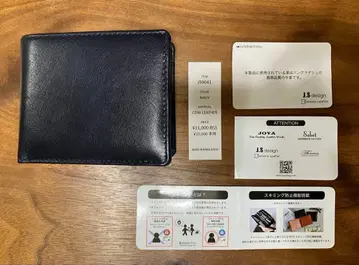 J.S desigh 안티스키밍 지갑 다크 네이비