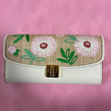 [ 케이트 스페이드 ] 꽃무늬 자수 장지갑 클러치백