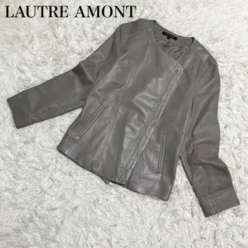 새상품급 현행 모델 로트레아몽 더블 가죽 자켓 양가죽 38