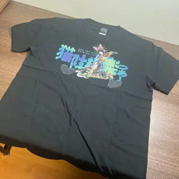 고양이 구토 극락 투어 티셔츠 블랙 M 사이즈