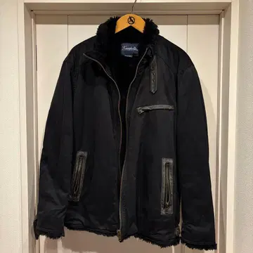 Xanthous 블랙 밀리터리 자켓 L