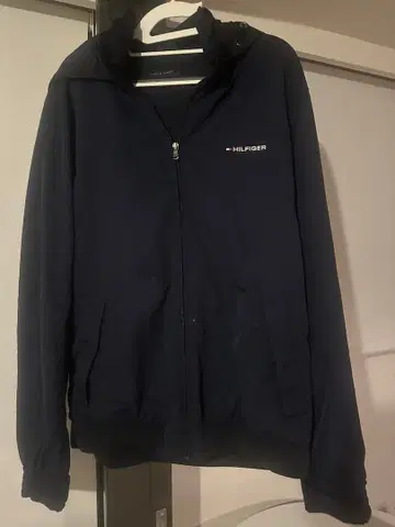 TOMMY HILFIGER 네이비 나일론 자켓 L