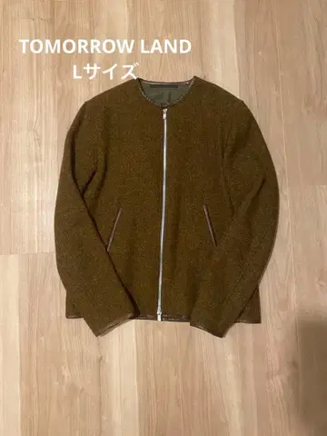 TOMORROWLAND 노카라 자켓 올리브 브라운