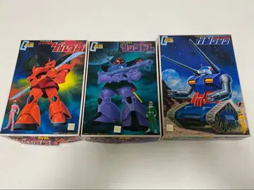 [ 새상품급 반다이 ] 릭 돔, 겔구그, 건 탱크 3체 세트 1981년제