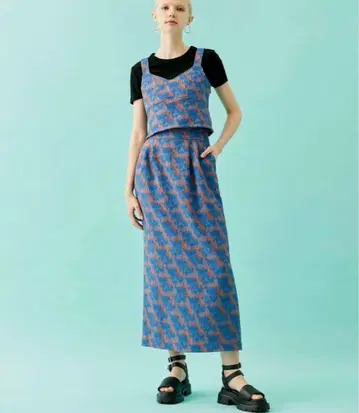 INella 이네라 롱 스커트 뷔스티에 세트