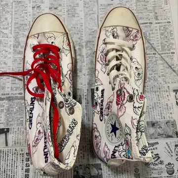 CONVERSE GREMLINS 스니커즈 9 화이트/레드