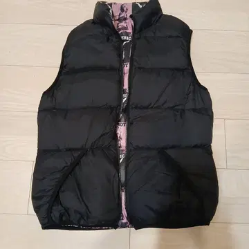 PLAYBOY HYSTERIC 리버서블 다운 베스트 블랙