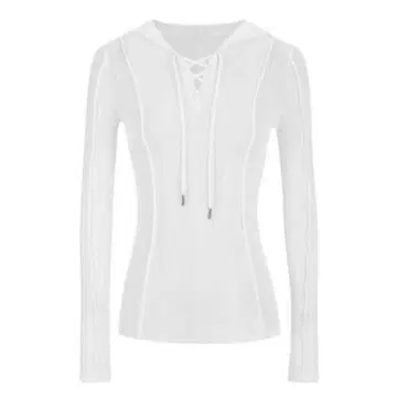 andwang sheer ribbon loose tops