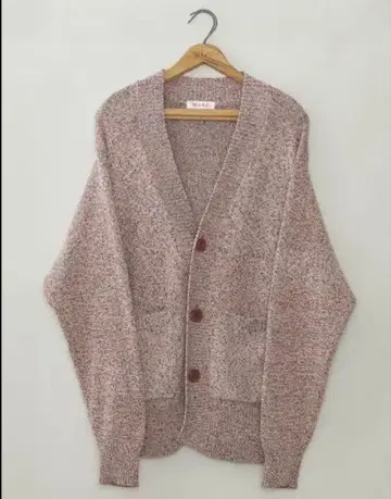 MASU 가디건 MELANGE LOOSE CARDIGAN 46