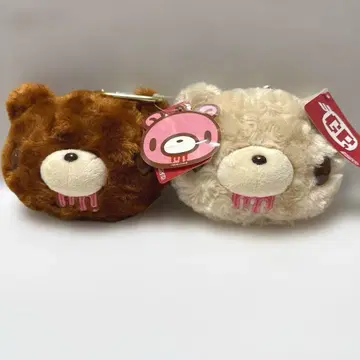 척스 GP 얼굴 그루미 패스 케이스 테디 그리즐리 세트