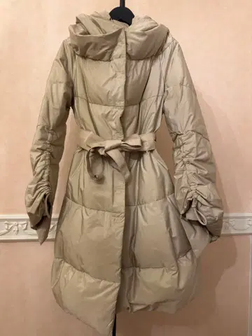 ERMANNO SCERVINO 베이지 다운 코트