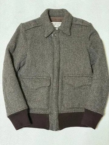 Denime HEAVY TWEED FLIGHT JACKET 브라운 S
