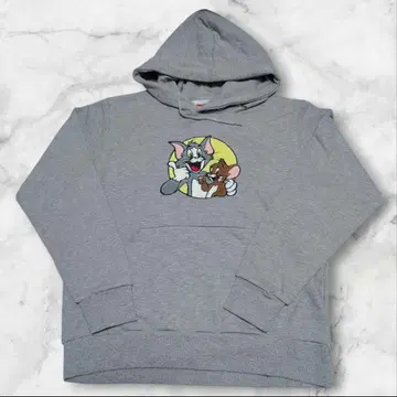 톰과 제리 후드티 그레이 L