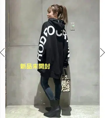 로고 후드티 원피스 미개봉 새상품