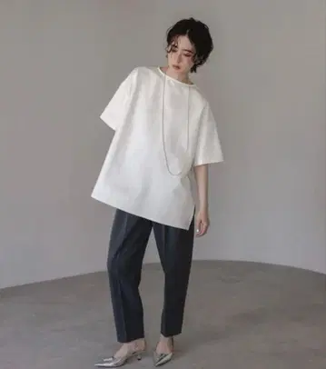 마레 mare 분또 티셔츠 화이트