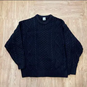 [새상품급] 트라이안탄 triantan 피셔맨 케이블 니트 S