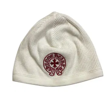 화이트 니트 모자 자수 로고 부착 18님께 2