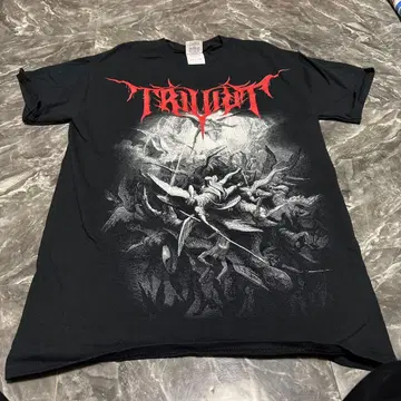 트라우마 그래픽 T셔츠 블랙