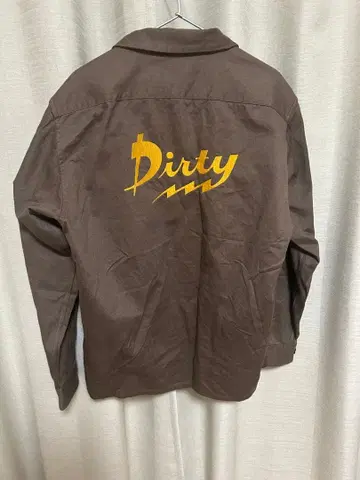 AT-DIRTY 브라운 긴팔 셔츠 XL