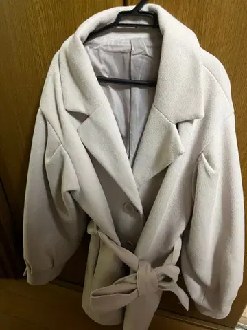 GRL 화이트 체스터 코트 사이즈 F