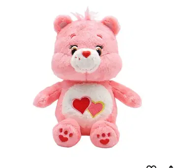 [선물 포장 포함] 케어베어 소프트 S 러브어랏베어 핑크