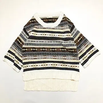 soulberry 노르딕 플레어 슬리브 니트 M